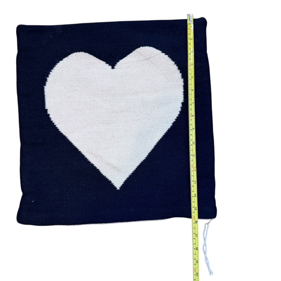 Jonathan Adler Heart and Peace Sign Pillow Cover 15x16 - Picture 5 of 9